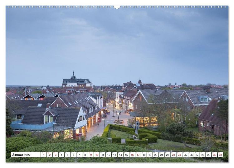 Produktbild: Langeoog - Momente einer Reise (Wandkalender 2027 DIN A2 quer), CALVENDO Monatskalender