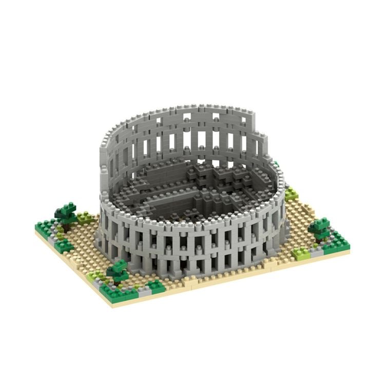 Produktbild: BRIXIES 200132 - Kolosseum Rom, 3D Konstruktionsbausatz aus Ministeinen, 896 Teile