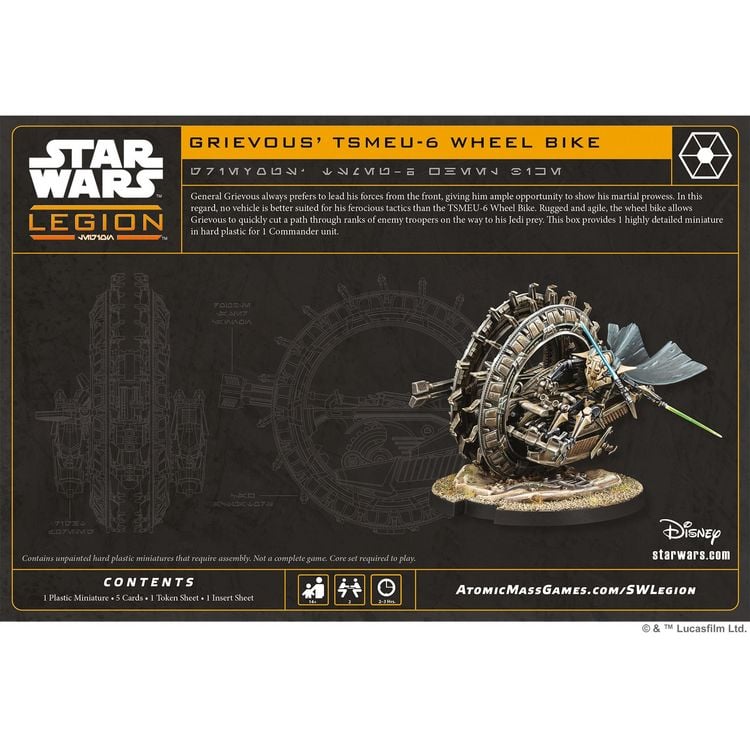 Produktbild: Star Wars: Legion - Grievous' TSMEU-6 Wheel Bike