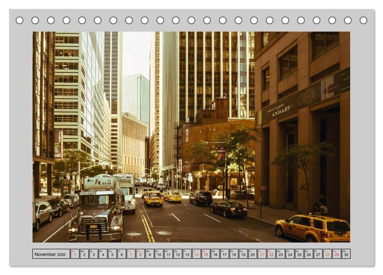 Produktbild: New York &ndash; Von Brooklyn zur Grand Central Station (Tischkalender 2026 DIN A5 quer), CALVENDO Monatskalender