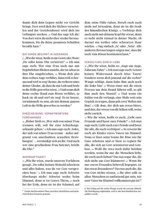 Produktbild: Das neue Testament. &Uuml;bertragen in die Sprache unserer Zeit. Rote Ausgabe