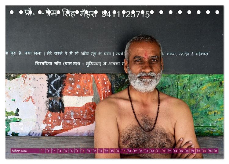 Produktbild: Char Dham - hinduistische Pilgerreise im Himalaya (Tischkalender 2026 DIN A5 quer), CALVENDO Monatskalender