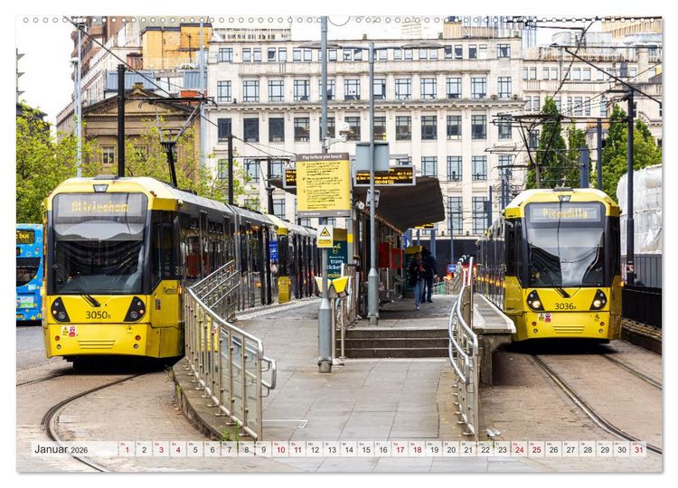 Produktbild: Faszination Manchester (hochwertiger Premium Wandkalender 2026 DIN A2 quer), Kunstdruck in Hochglanz