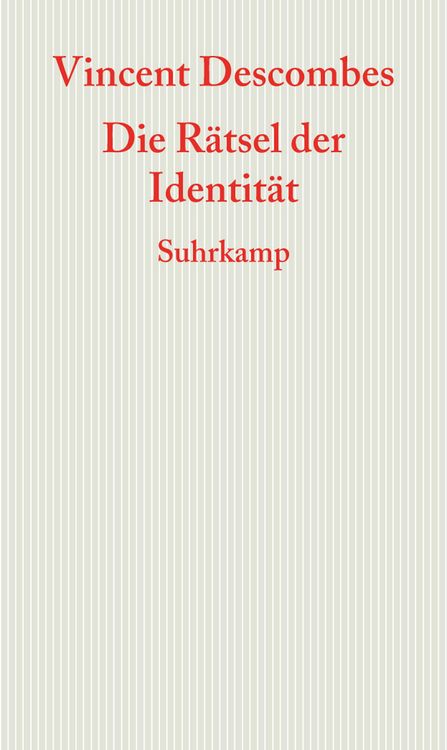 Produktbild: Die R&auml;tsel der Identit&auml;t