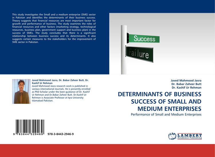 Produktbild: DETERMINANTS OF BUSINESS SUCCESS OF SMALL AND MEDIUM ENTERPRISES