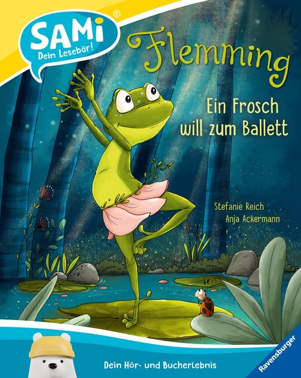 Bild vom Artikel SAMi – dein Lesebär - Flemming. Ein Frosch will zum Ballett vom Autor Anja Ackermann
