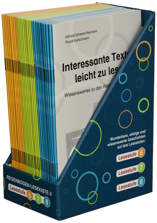 Produktbild: Regenbogen-Lesekiste II. F&ouml;rdermaterial nach dem Erstlesen in den Lesestufen 6 bis 8