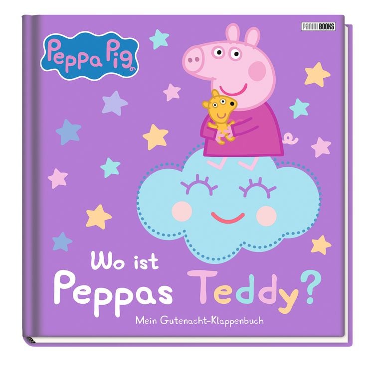 Produktbild: Peppa Pig: Wo ist Peppas Teddy? Mein Gutenacht-Klappenbuch