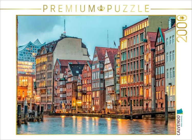 Produktbild: CALVENDO Puzzle Hamburg Nikolaifleet | 2000 Teile Lege-Gr&ouml;&szlig;e 90x67cm Foto-Puzzle f&uuml;r gl&uuml;ckliche Stunden