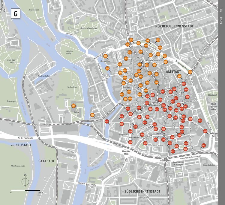 Produktbild: Halle an der Saale. Architekturf&uuml;hrer