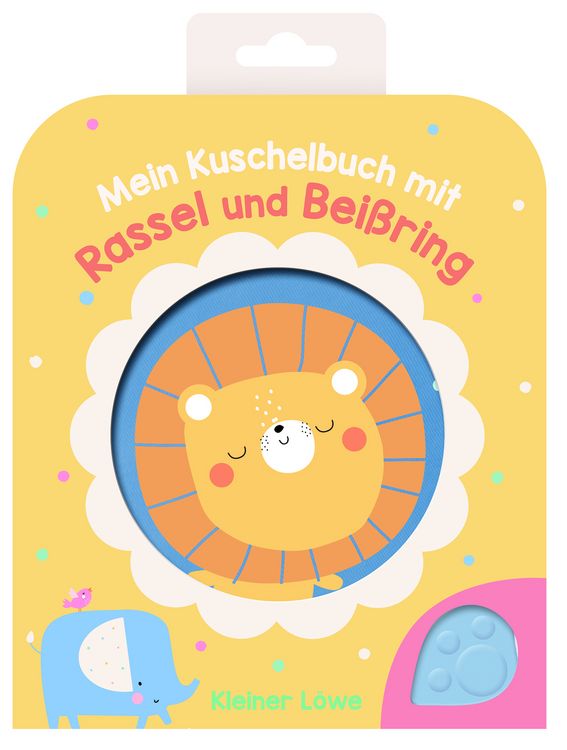 Produktbild: Mein Kuschelbuch mit Rassel und Bei&szlig;ring - Kleiner L&ouml;we