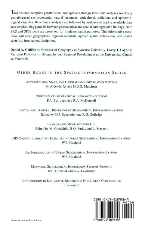 Produktbild: A Casebook for Spatial Statistical Data Analysis