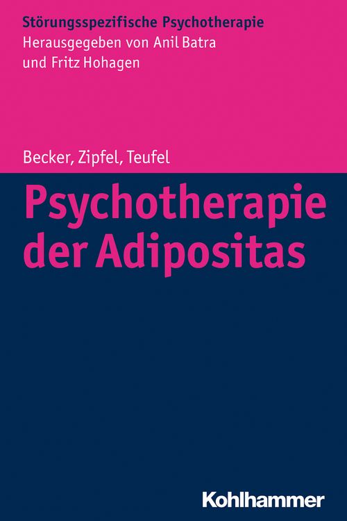 Produktbild: Psychotherapie der Adipositas