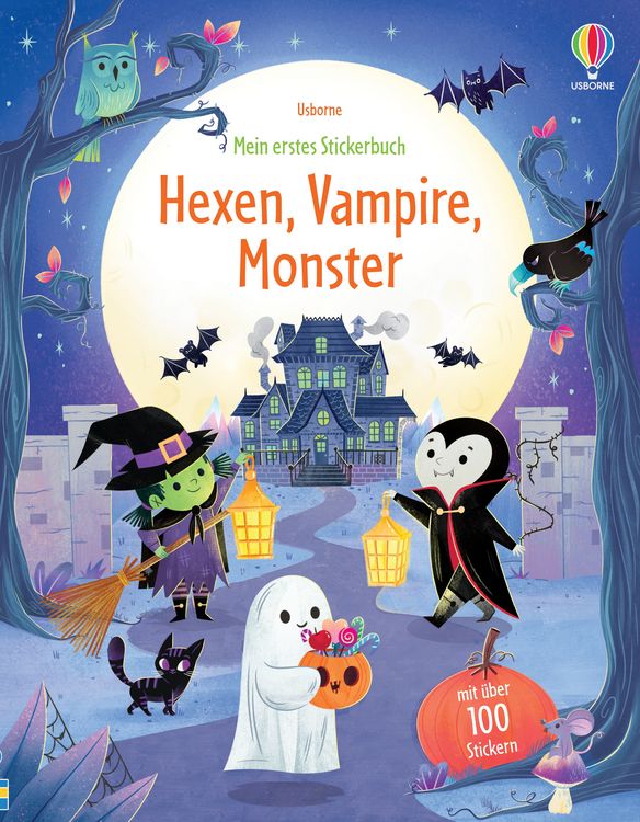 Produktbild: Mein erstes Stickerbuch: Hexen, Vampire, Monster