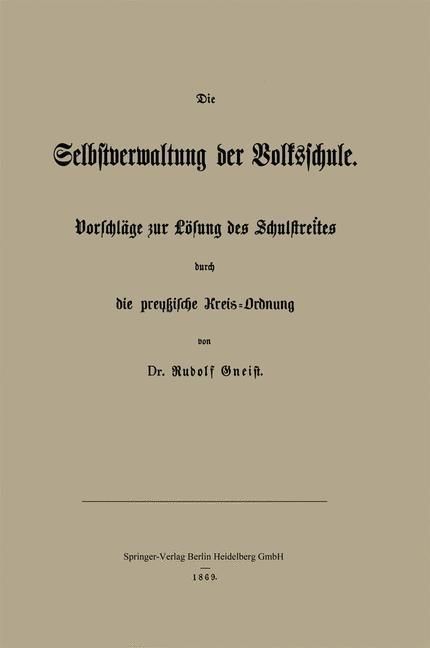 Produktbild: Die Selbstverwaltung der Volksschule