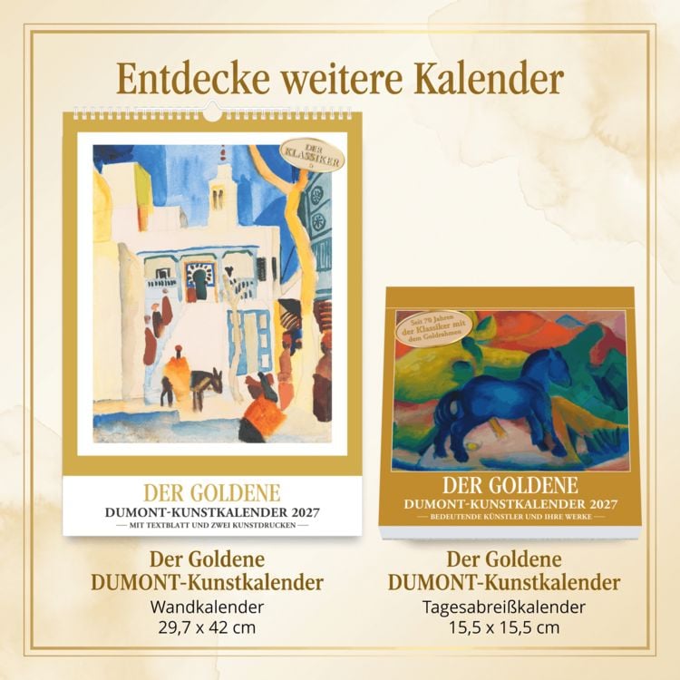 Produktbild: Der Goldene DUMONT-Kunstkalender 2027
