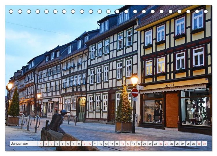 Produktbild: Wernigerode, die wundersch&ouml;ne Stadt im Harz (Tischkalender 2027 DIN A5 quer), CALVENDO Monatskalender