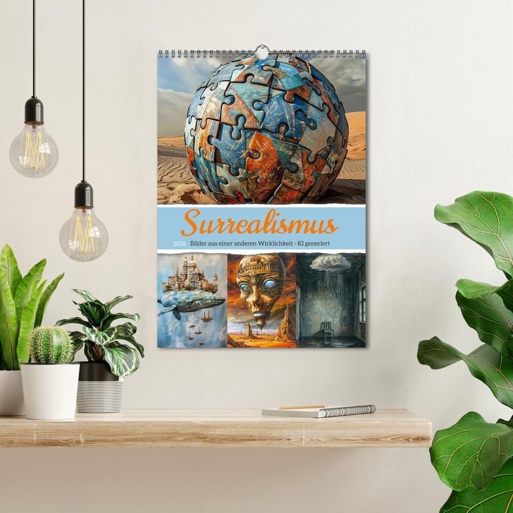 Produktbild: Surrealismus (Wandkalender 2026 DIN A3 hoch), CALVENDO Monatskalender