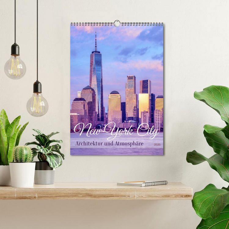 Produktbild: NEW YORK CITY Architektur und Atmosph&auml;re (Wandkalender 2026 DIN A3 hoch), CALVENDO Monatskalender