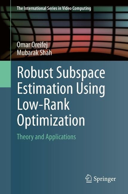 Produktbild: Robust Subspace Estimation Using Low-Rank Optimization