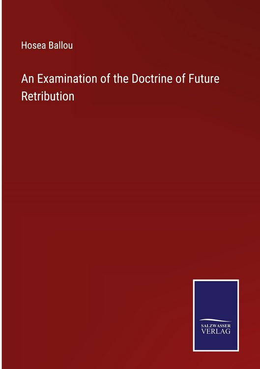 Produktbild: An Examination of the Doctrine of Future Retribution