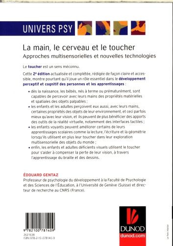 Produktbild: La main, le cerveau et le toucher