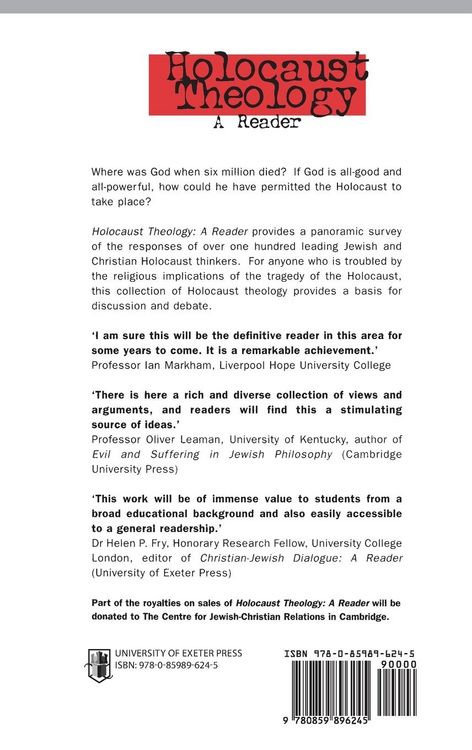 Produktbild: Holocaust Theology
