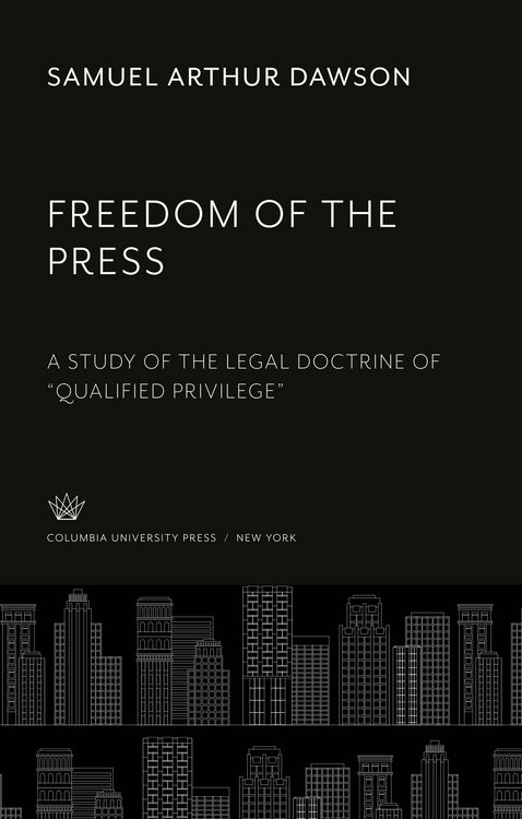 Produktbild: Freedom of the Press