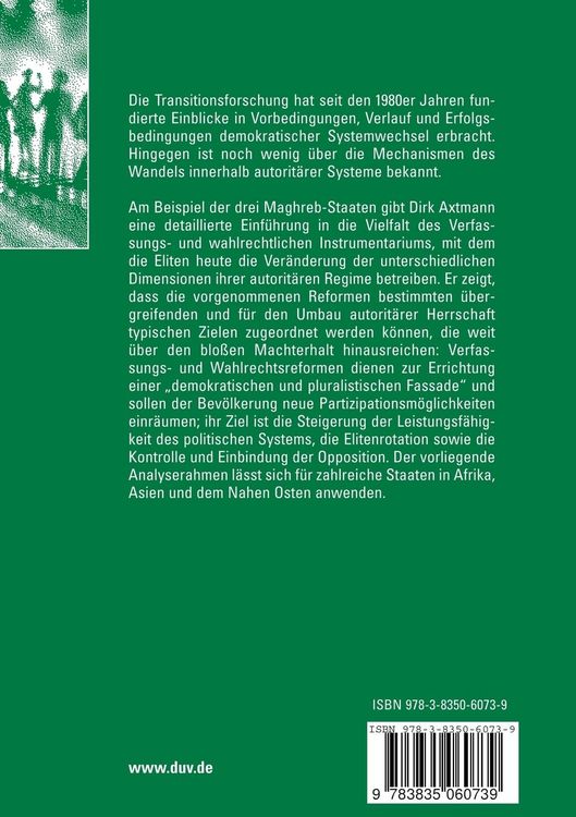 Produktbild: Reform autorit&auml;rer Herrschaft in Nordafrika