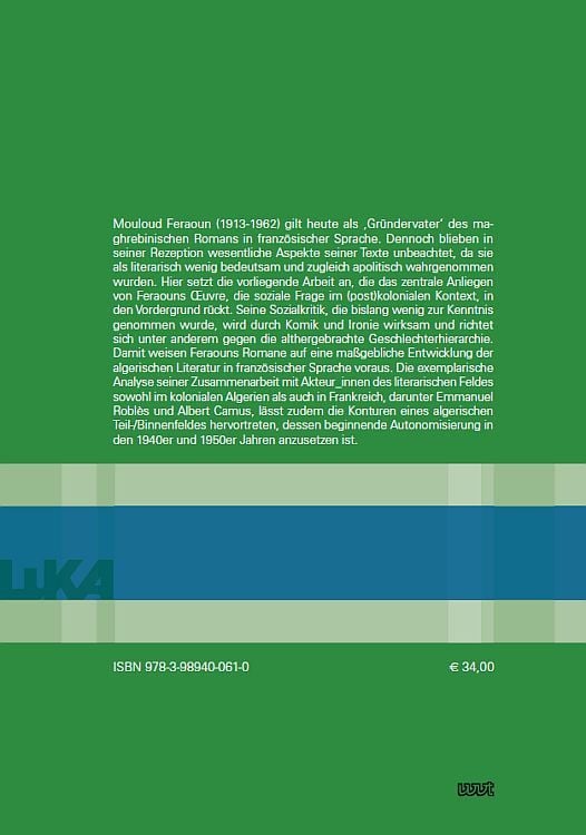 Produktbild: Zwischen Anpassung und Auflehnung: Mouloud Feraoun im literarischen Feld