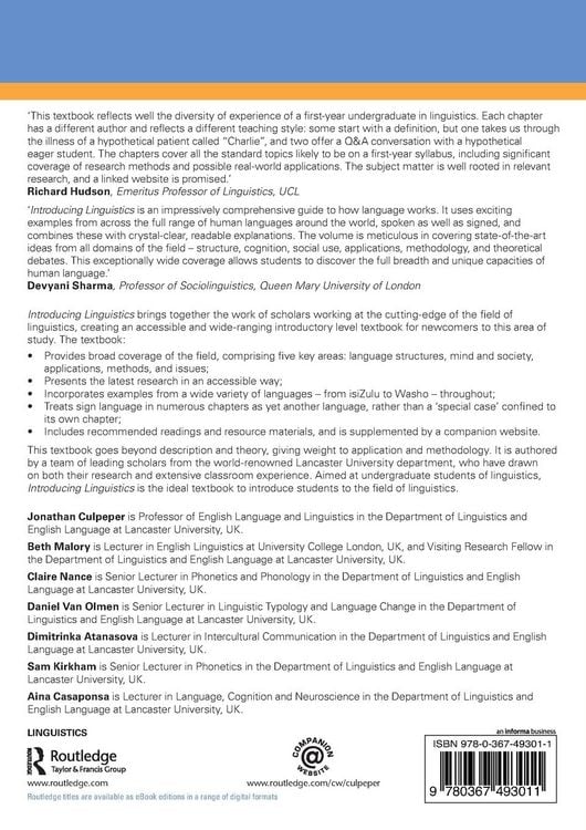 Produktbild: Introducing Linguistics
