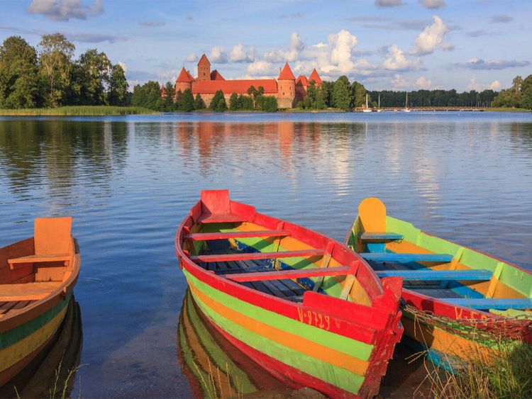Produktbild: CALVENDO Puzzle Litauen - Wasserburg Trakai | 1000 Teile Lege-Gr&ouml;&szlig;e 64 &times; 48 cm Foto-Puzzle f&uuml;r gl&uuml;ckliche Stunden