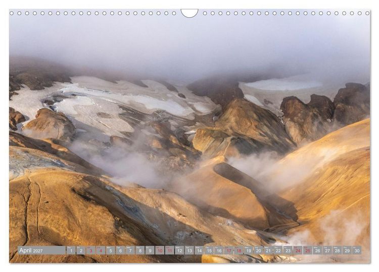 Produktbild: ICELAND pristine landscapes (Wall Calendar 2027 DIN A3 landscape), CALVENDO 12 Month Wall Calendar