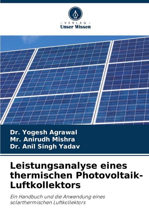 Produktbild: Leistungsanalyse eines thermischen Photovoltaik-Luftkollektors