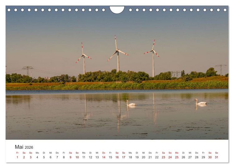 Produktbild: Deutschland, Energie des Windes: wundersch&ouml;ne Landschaften (Wandkalender 2026 DIN A4 quer), CALVENDO Monatskalender