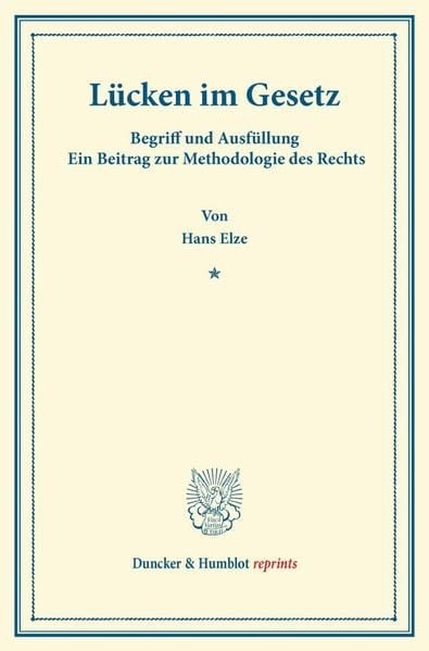 Produktbild: L&uuml;cken im Gesetz.