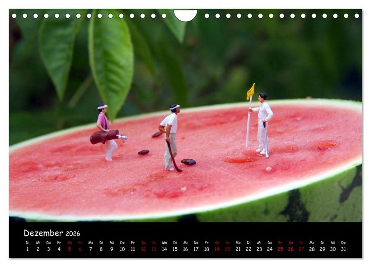 Produktbild: Minis Golf (Wandkalender 2026 DIN A4 quer), CALVENDO Monatskalender