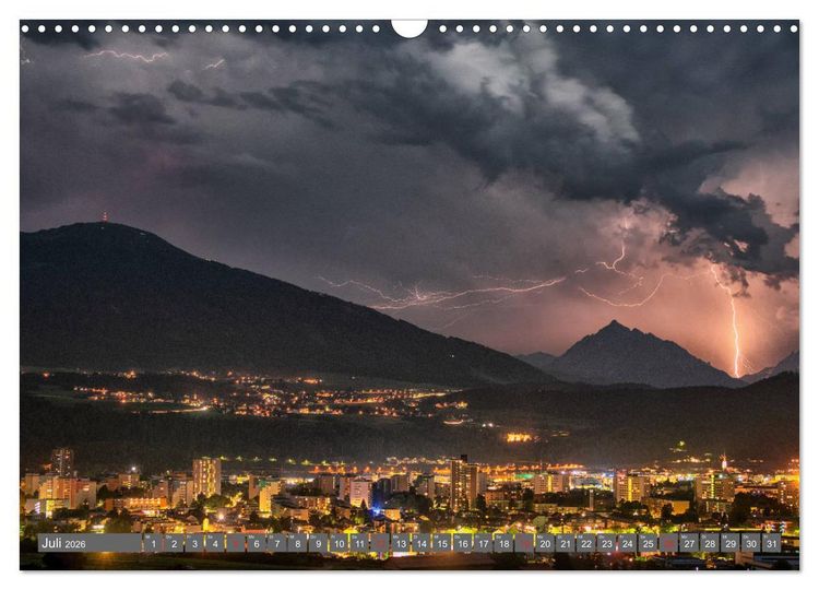 Produktbild: Innsbruck - Stadt in den Alpen (Wandkalender 2026 DIN A3 quer), CALVENDO Monatskalender
