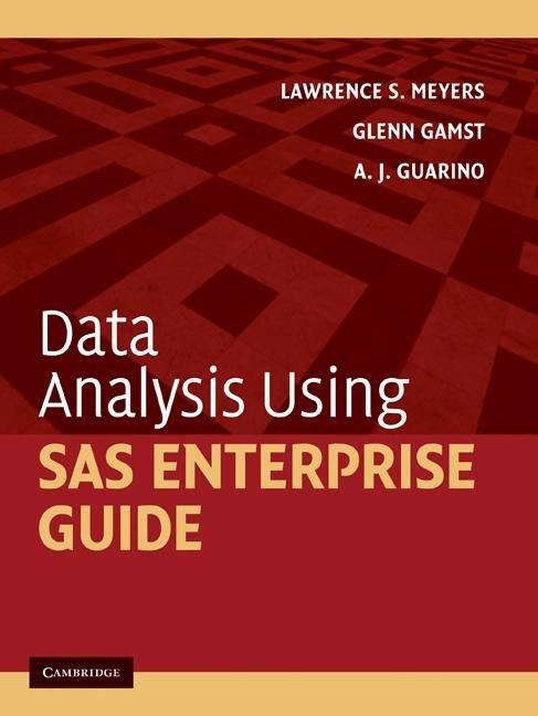 Produktbild: Data Analysis Using SAS Enterprise Guide