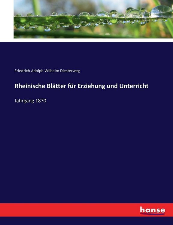 Produktbild: Rheinische Bl&auml;tter f&uuml;r Erziehung und Unterricht