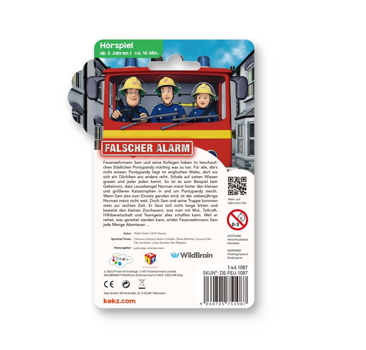 Produktbild: Feuerwehrmann Sam - Falscher Alarm,1 Audio-Chip