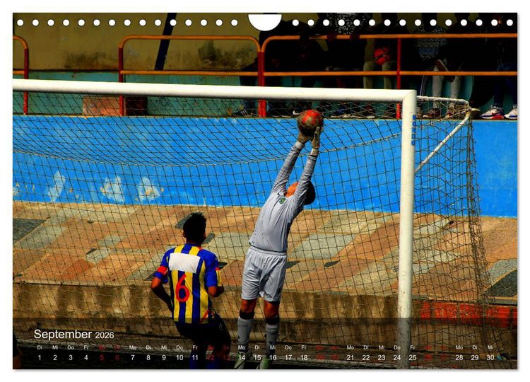 Produktbild: Leidenschaft Fu&szlig;ball (Wandkalender 2026 DIN A4 quer), CALVENDO Monatskalender