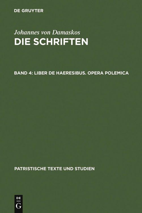 Produktbild: Liber de haeresibus. Opera polemica