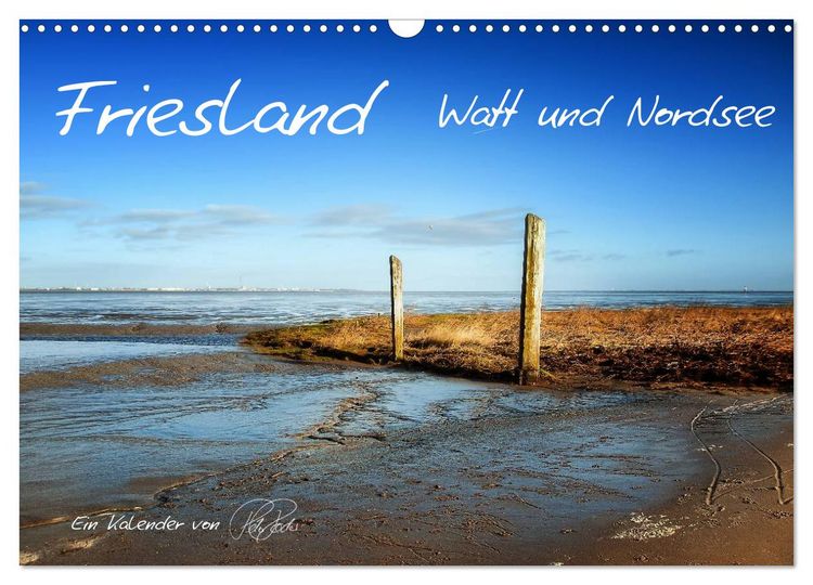 Produktbild: Friesland - Watt und Nordsee / CH-Version (Wandkalender 2026 DIN A3 quer), CALVENDO Monatskalender