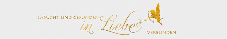 Produktbild: URSUS 5 Banderolen "in Liebe", wei&szlig;/gold