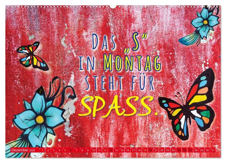 Produktbild: Die Pflicht ruft! Sag ihr, ich ruf zur&uuml;ck. (hochwertiger Premium Wandkalender 2026 DIN A2 quer), Kunstdruck in Hochglanz