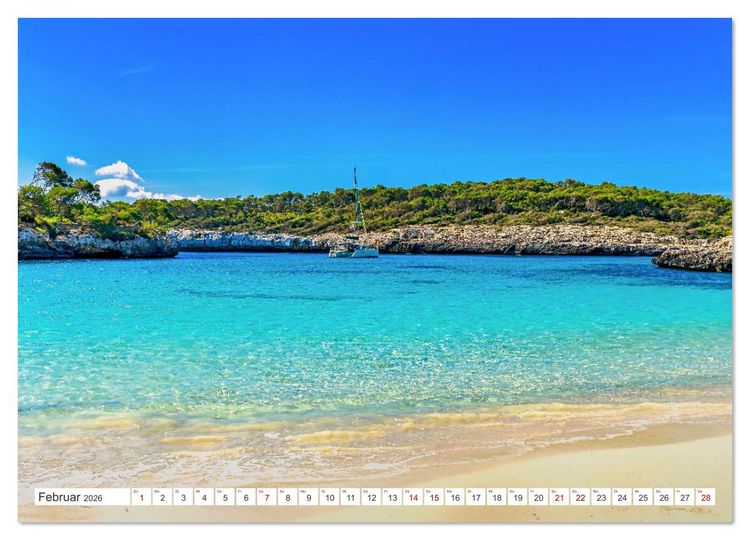Produktbild: Mallorca - Traumhafte Buchten (Wandkalender 2026 DIN A2 quer), CALVENDO Monatskalender
