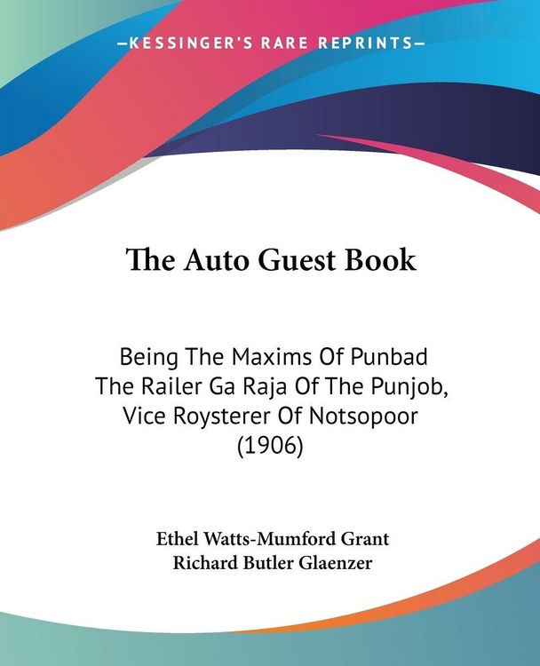 Produktbild: The Auto Guest Book