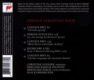 Produktbild: Sch&auml;fer, C: Bach Kantaten