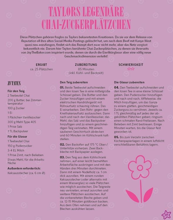 Produktbild: Taylor's Kitchen - Das ultimative Swiftie-Kochbuch